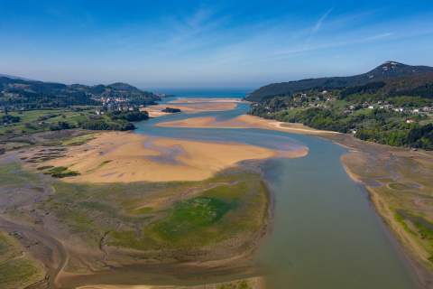 Marismas de Urdaibai desde Murueta.