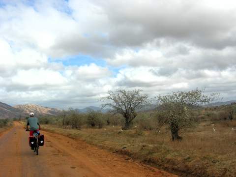 Pista que transcurre por daraina y betsiaka