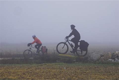 Paramera de los Montes Torozos entre Ciguñuela y Wamba